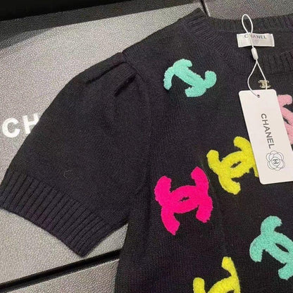 Embroidered Women's New Knitwear Sweater PD05202412202