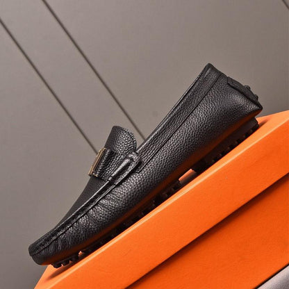 Genuine Leather Casual Comfortable Men's Slip-on ShoesPD05202412401