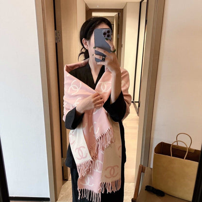 Fashion and versatile high-end cashmere scarf PD1023042825