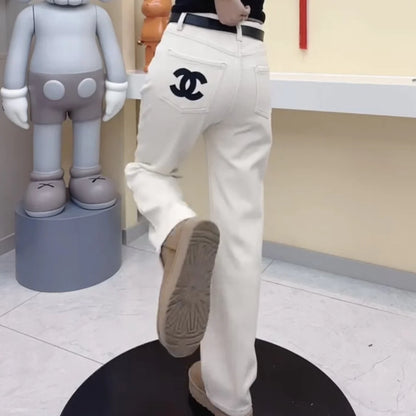 New Large Size Stretch Straight Trousers 1024030601