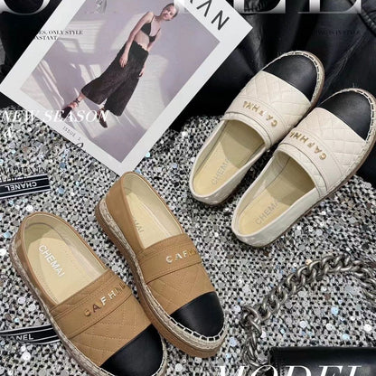 Vintage Loafers New Style Slip-on Peas Flat Fisherman Shoes 1024032524