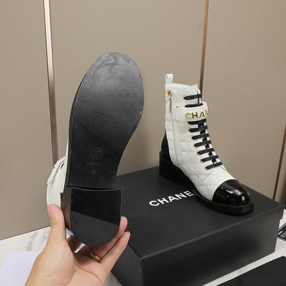 CNL fashion diamond leather short boots Martin boots 0724101706