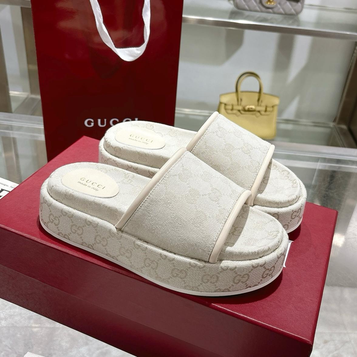 GG Fashion printed thick-soled slippers 0725052902