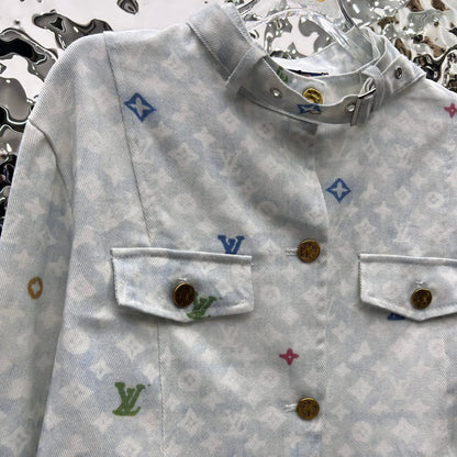 L Fashion Print Jacket 102509204