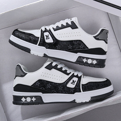 Summer black and white panda sports shoes 2025080701