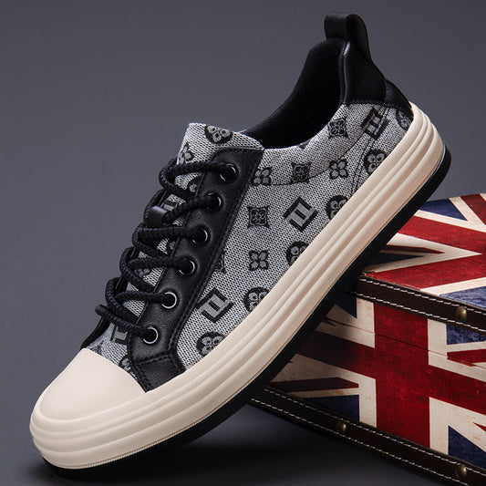 Skip Step Men'S Canvas Shoes Casual Shoes 2025080106