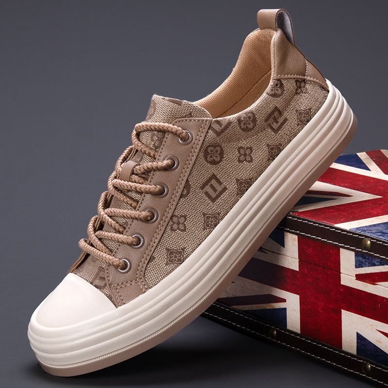 Skip Step Men'S Canvas Shoes Casual Shoes 2025080106