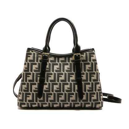 Retro single-shoulder crossbody bag 2025080801