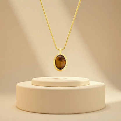 Maillard Tiger's Eye pendant necklace 2025081313