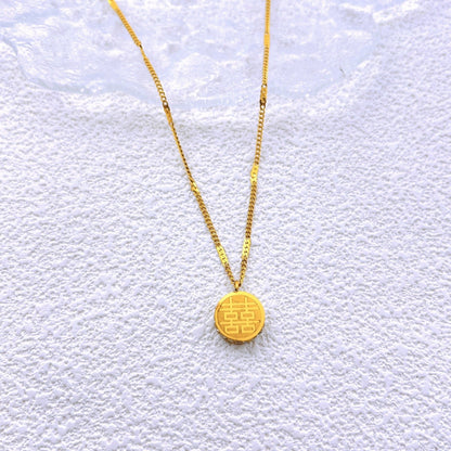 Titanium steel OSI necklace 2025081312