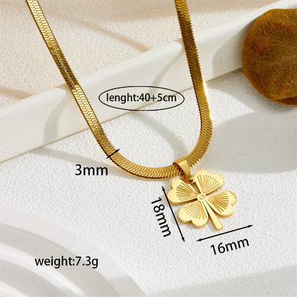 Titanium steel jewelry collarbone chain 2025081106