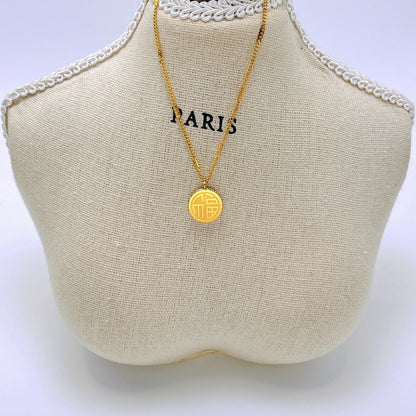 Titanium steel OSI necklace 2025081312