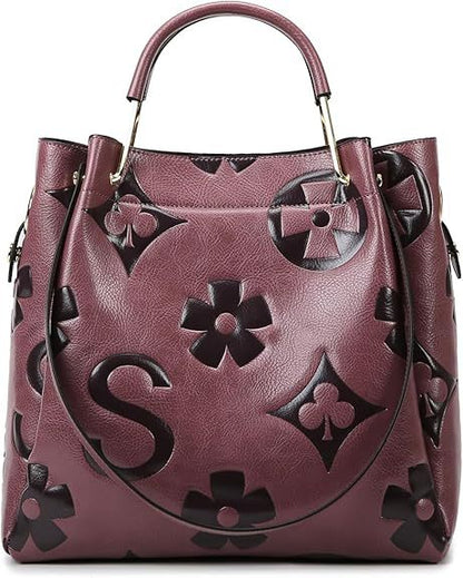 Embossed shoulder bag, work and commuting bag 2025080817