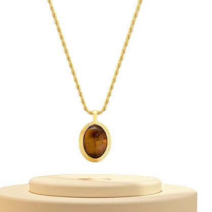 Maillard Tiger's Eye pendant necklace 2025081313