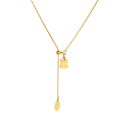 Titanium steel jewelry collarbone chain 2025081106