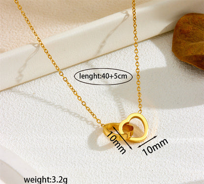 Titanium steel Chinese-style women's necklace 2025081108