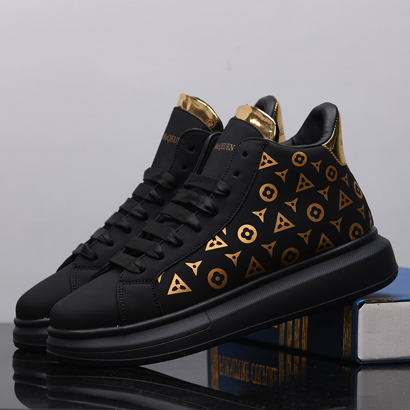 High-top men's height-increasing shoes 2025080104