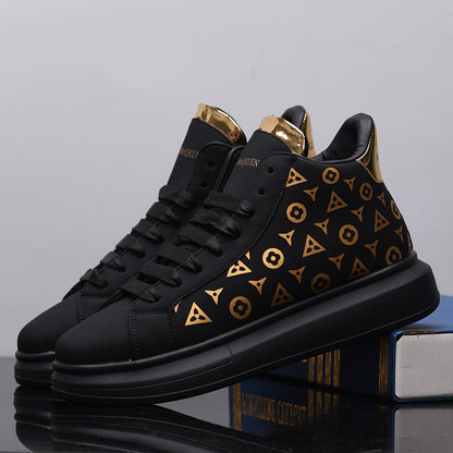 High-top men's height-increasing shoes 2025080104