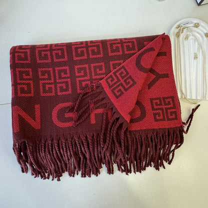 New cashmere scarf—versatile and warm 1025090803