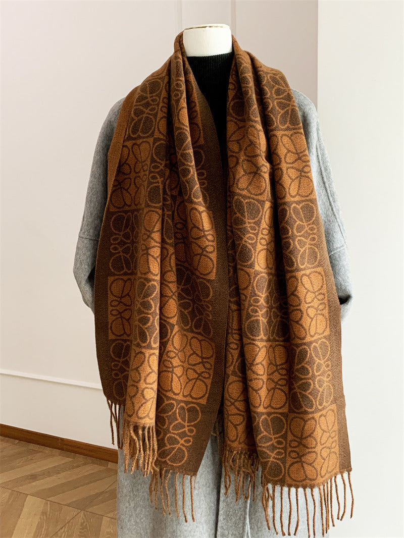 Style shawl warm women's neck scarf 1025090802