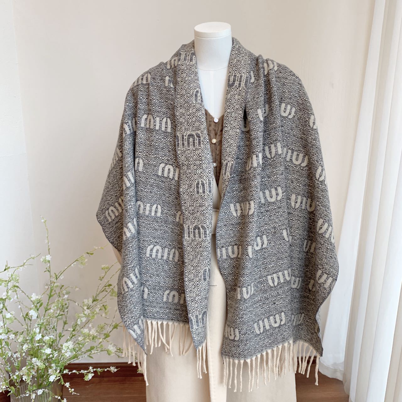 Premium Quality 3D Cashmere Scarf 1025090807