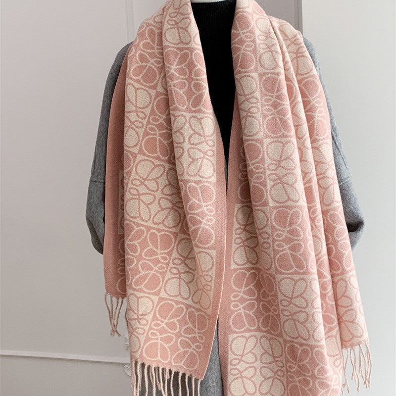 Style shawl warm women's neck scarf 1025090802