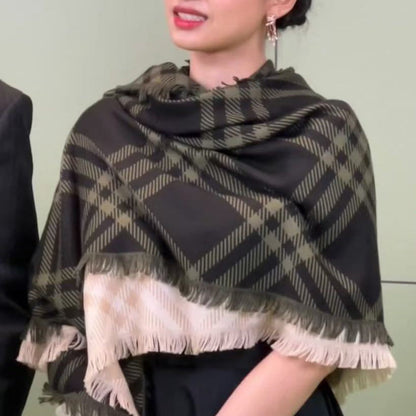 Fashion Casual Plaid Shawl 1025090806