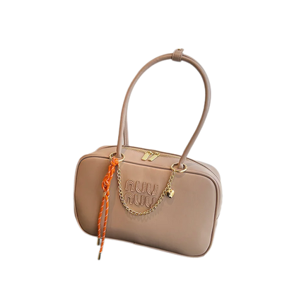 A niche and light luxury single-shoulder Boston bag 2025073003