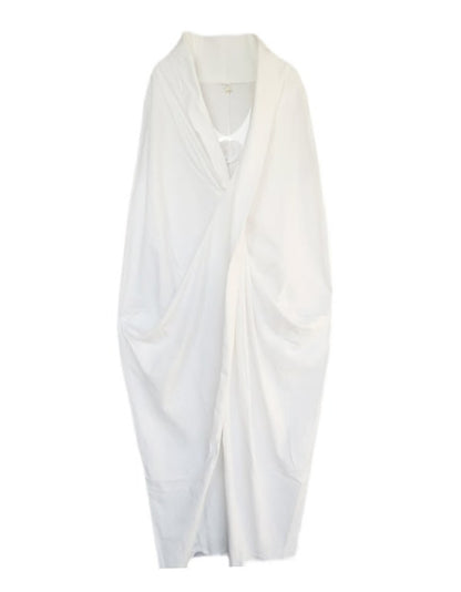 Summer Cotton Cross V-neck Sleeveless Dress