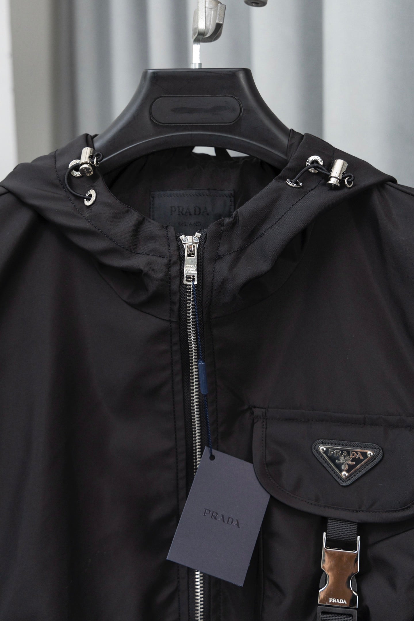 PRD recycled nylon hooded sleeveless vest 0725092604