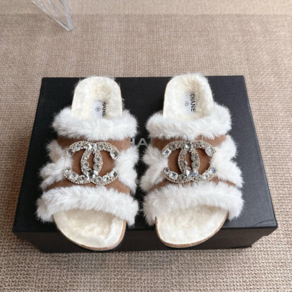 CNL Birken leather suede double buckle fashion casual flat shoes 0725090301