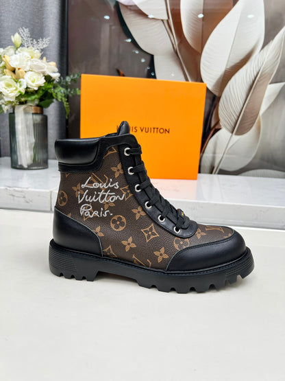 Lvv 25ss Autumn and Winter New Printed Women's boots 0725082101
