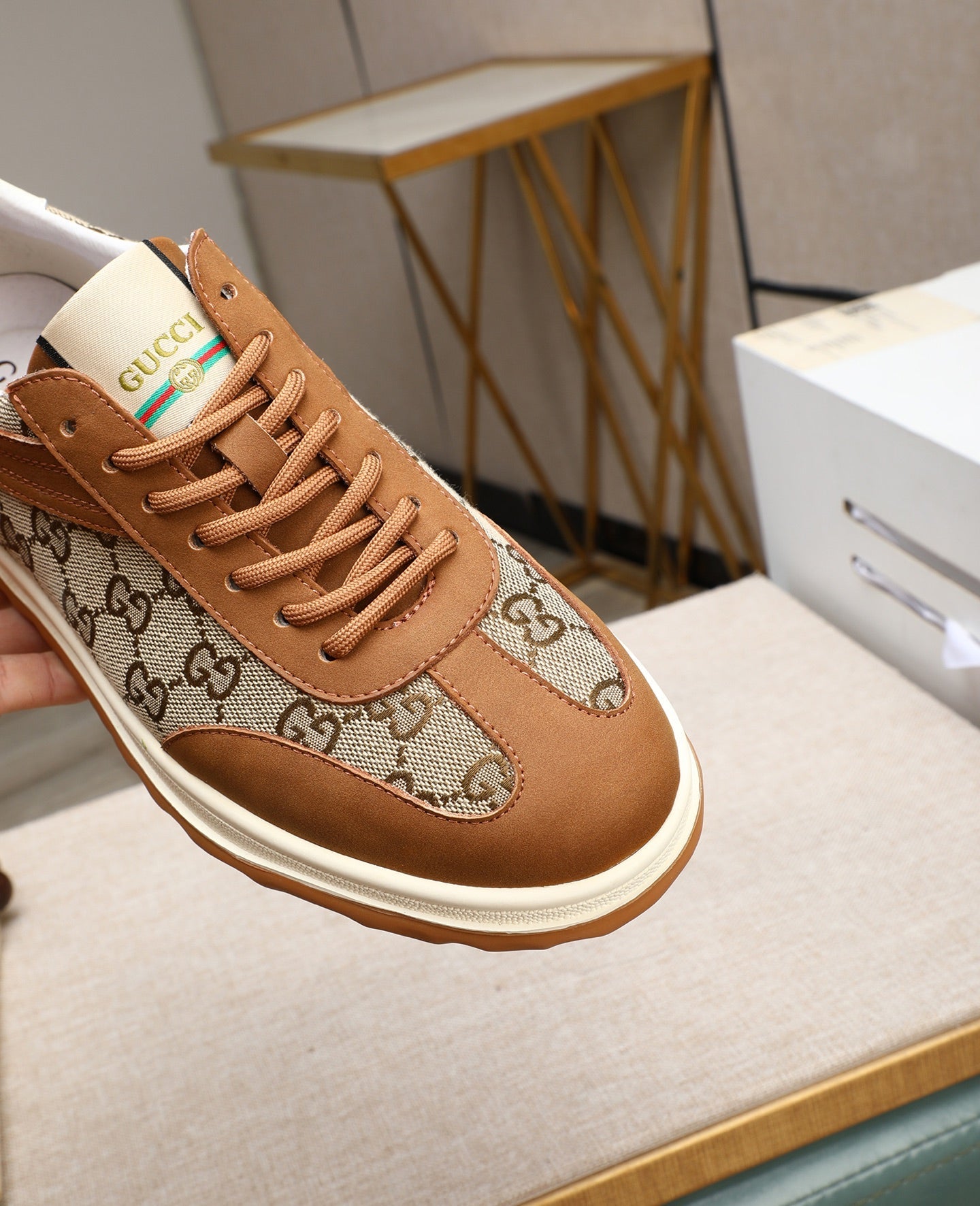 GG fashion print casual sneakers 0725081201