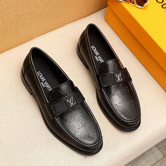 Lvv fashion printed leather shoes 0725073009