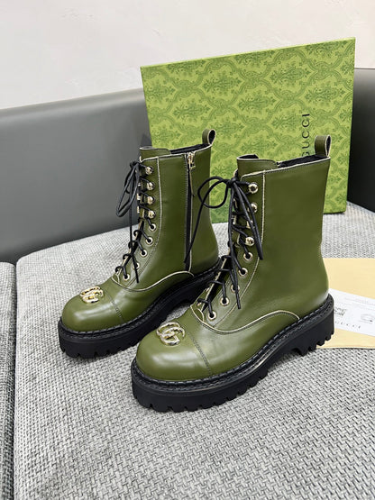 GG's new fashionable leather boots 0725090802