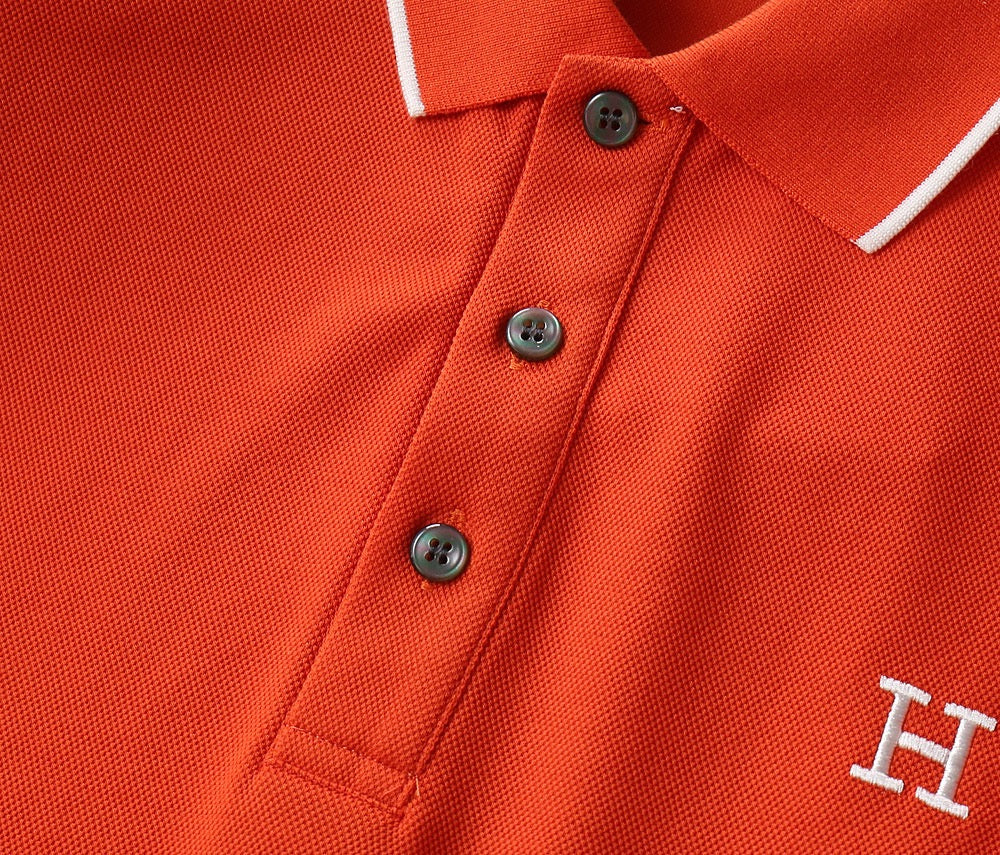 HMS fashion men's stand collar polo long sleeve 0725092903