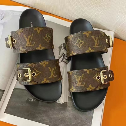 NEW V LOGO PRINTED SANDALSFASHION CASUAL BEACH ELIPFLOPS