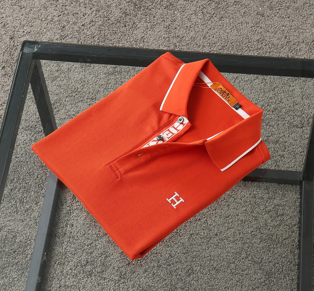 HMS fashion men's stand collar polo long sleeve 0725092903