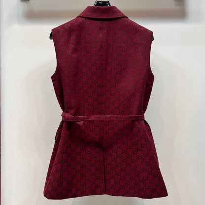 G Classic Floral Suit Vest Jacket 102509209