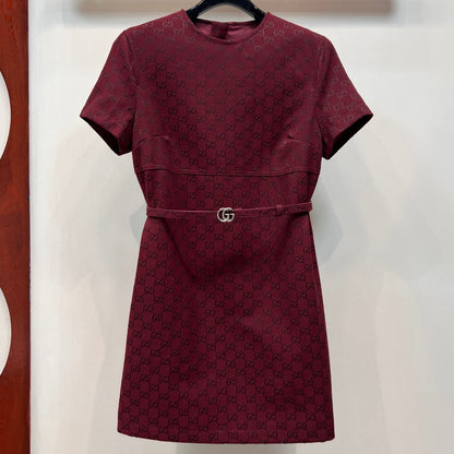 G Classic Floral Print Short-Sleeve Dress 102509208