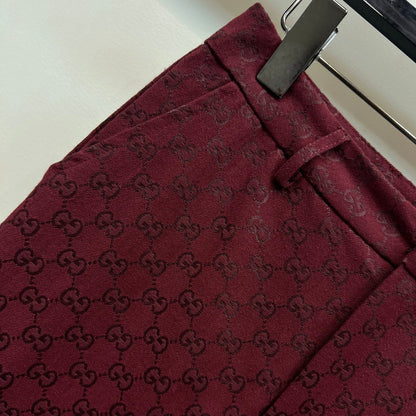 G Classic Floral Print Dress Pants 102509206