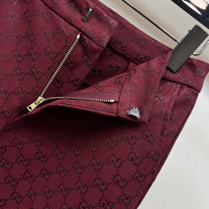 G Classic Floral Print Dress Pants 102509206