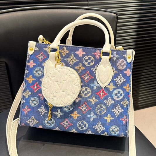 L denim tote bag—versatile and functional 1025092213