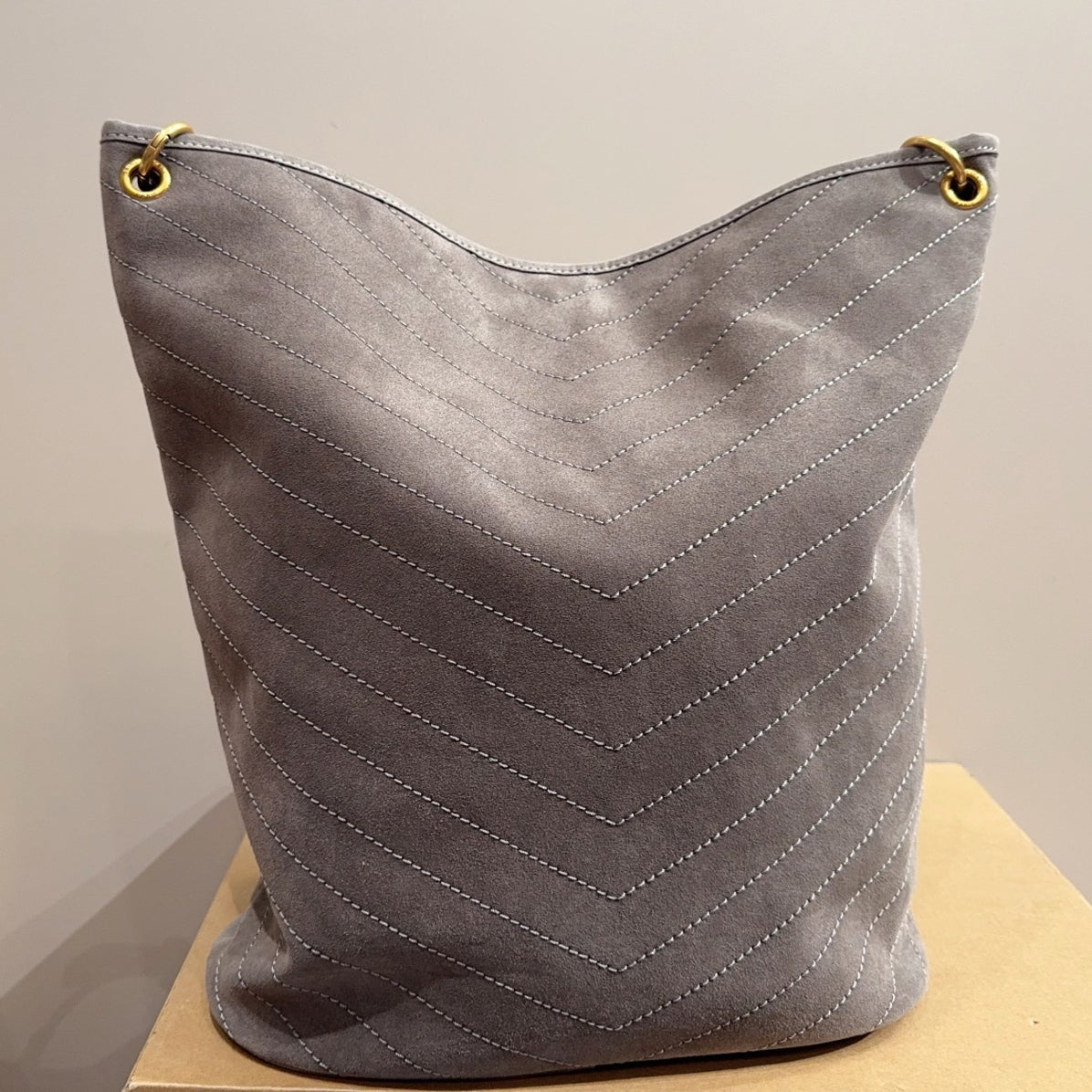 YS Suede Niki Bucket Bag 1025092405