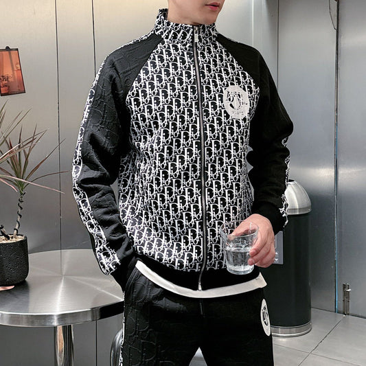 Fashion Zipper Cardigan Set 1025092411