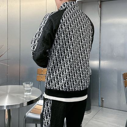 Fashion Zipper Cardigan Set 1025092411