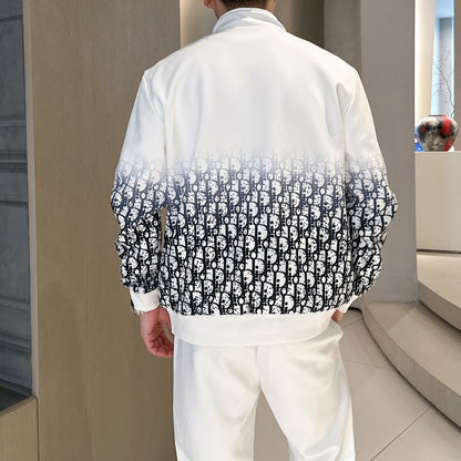 Fashion Zipper Cardigan Set 1025092412