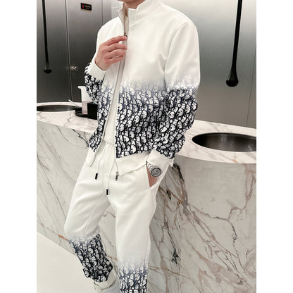 Fashion Zipper Cardigan Set 1025092412