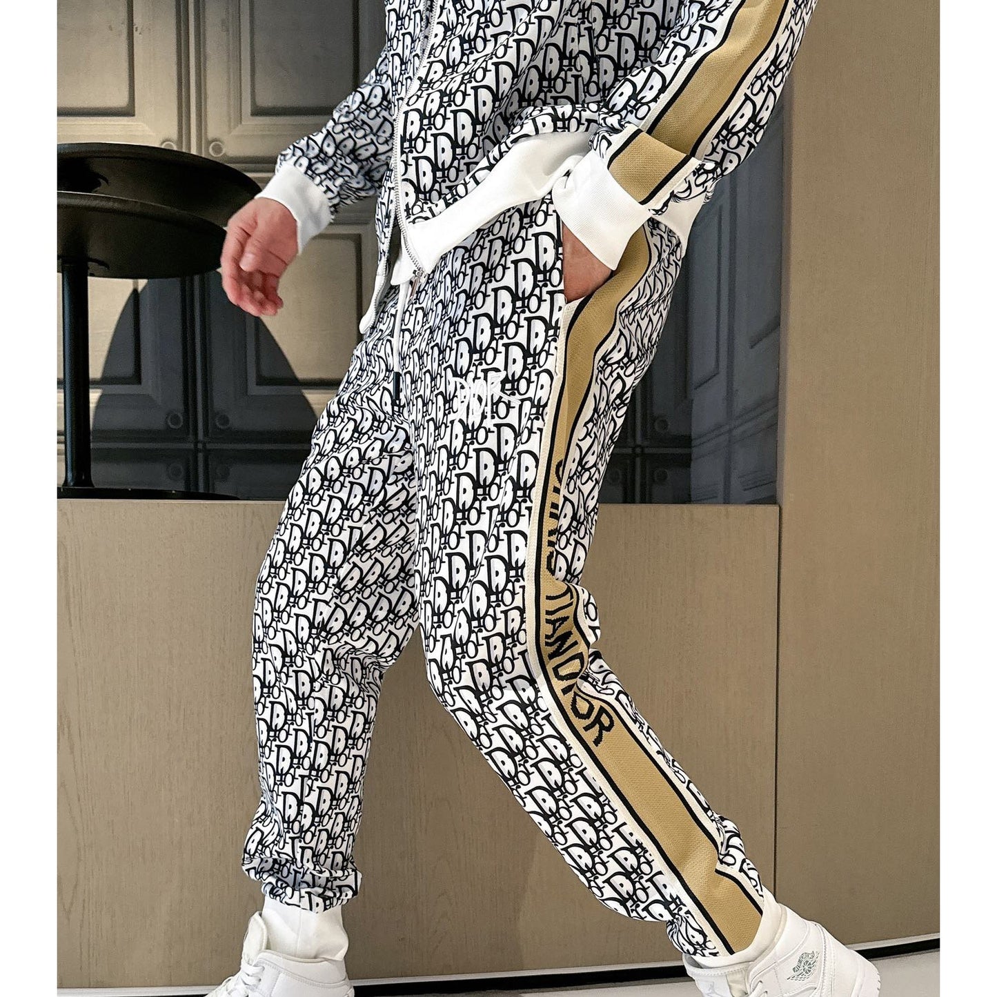 Fashion Zipper Cardigan Set 1025092413