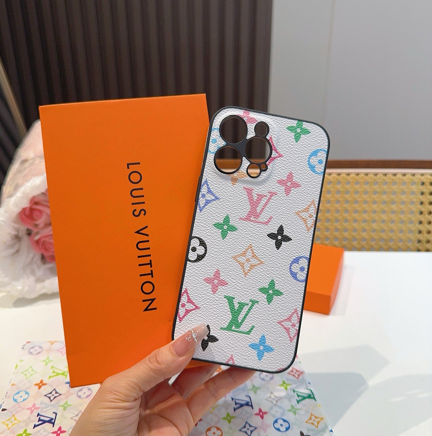 Lvv fashion print mobile phone case 0725100904